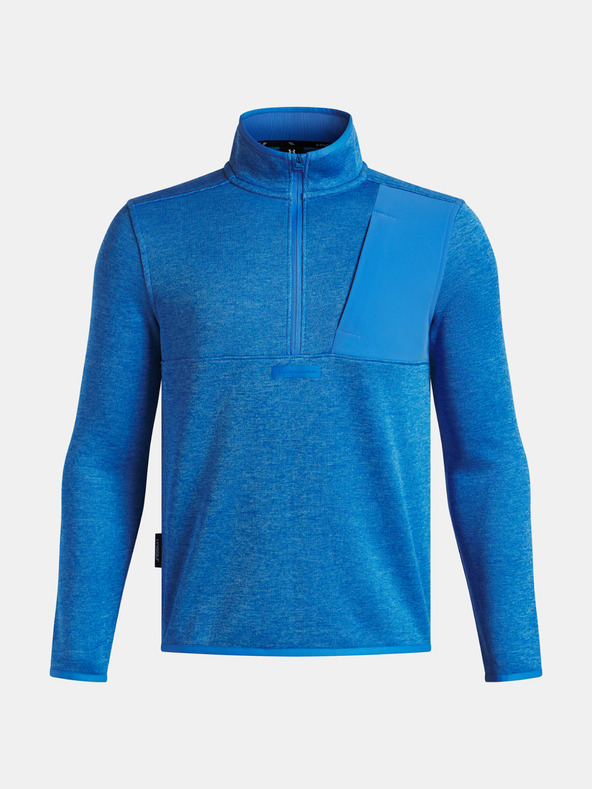 Under Armour Детски суитшърт Under Armour UA Drive Hybrid Storm SF HZ-BLU