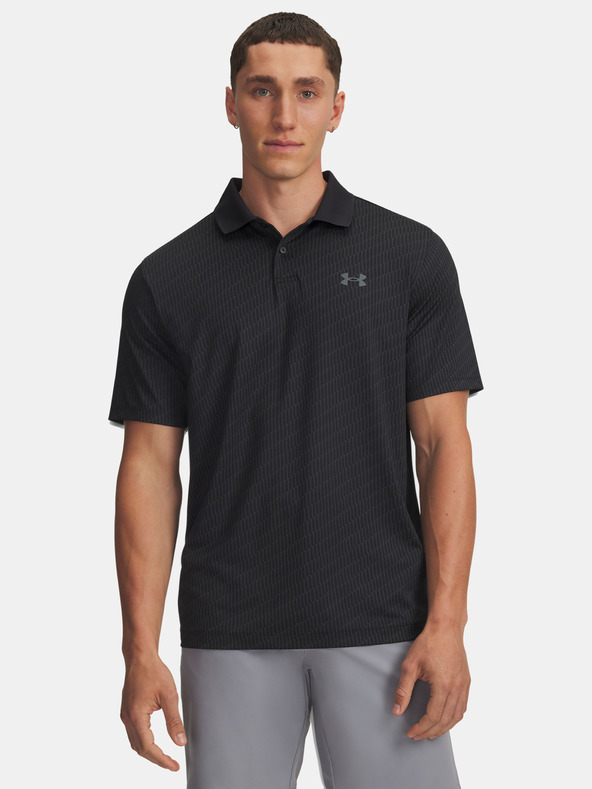 Under Armour Мъжка тениска Under Armour UA Matchplay Printed Polo-BLK