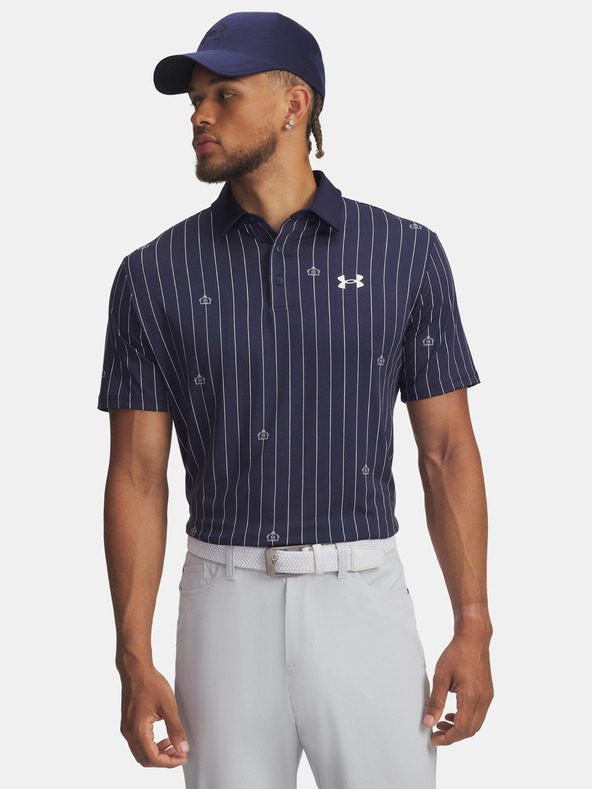 Under Armour Мъжка тениска Under Armour UA Playoff 3.0 Printed Polo-BLU
