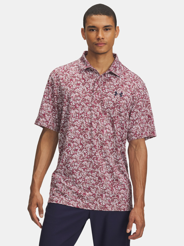 Under Armour Мъжка тениска Under Armour UA Playoff 3.0 Printed Polo-PNK