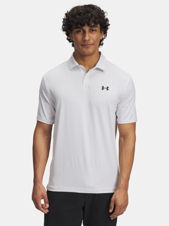 Under Armour Мъжка тениска Under Armour UA T2G Printed Polo-WHT