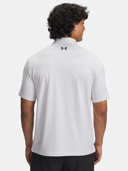 Under Armour Мъжка тениска Under Armour UA T2G Printed Polo-WHT