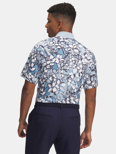 Under Armour Мъжка тениска Under Armour UA Drive Chill Printed Polo-BLU
