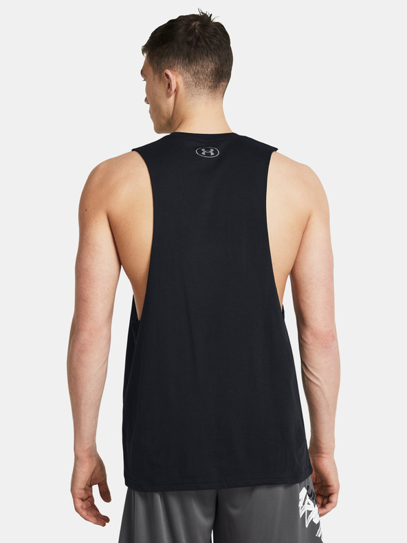 Under Armour Мъжки потник Under Armour UA LEFT CHEST CUT OFF TANK-BLK
