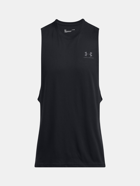 Under Armour Мъжки потник Under Armour UA LEFT CHEST CUT OFF TANK-BLK