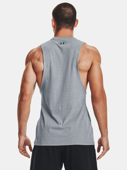 Under Armour Мъжки потник Under Armour UA LEFT CHEST CUT OFF TANK-GRY