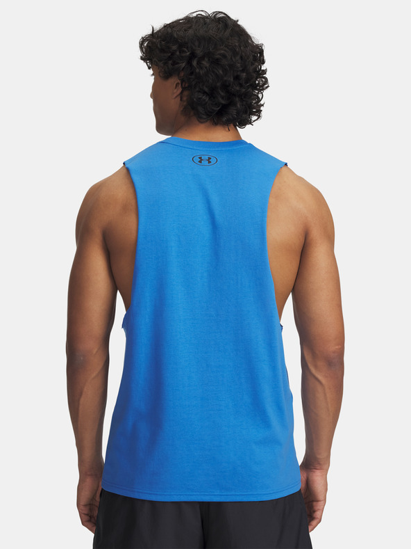 Under Armour Мъжки потник Under Armour UA LEFT CHEST CUT OFF TANK-BLU