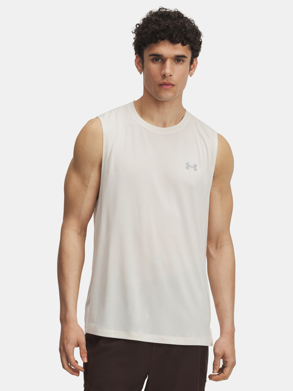 Under Armour Мъжки потник Under Armour UA TRAIL RUN LAUNCH TANK-BRN