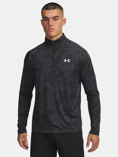Under Armour Мъжка тениска Under Armour UA Tech 2.0 1/2 Zip-BLK