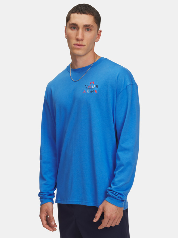 Under Armour Мъжка тениска Under Armour UA HWT MODERN SPORT OS LS-BLU