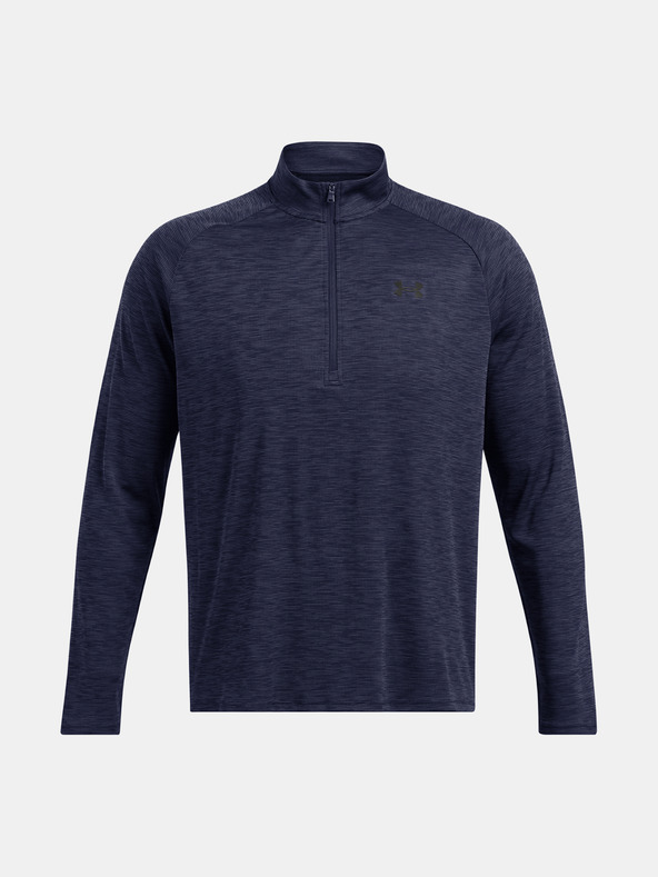 Under Armour Мъжка тениска Under Armour UA Tech Textured 1/2 Zip-BLU