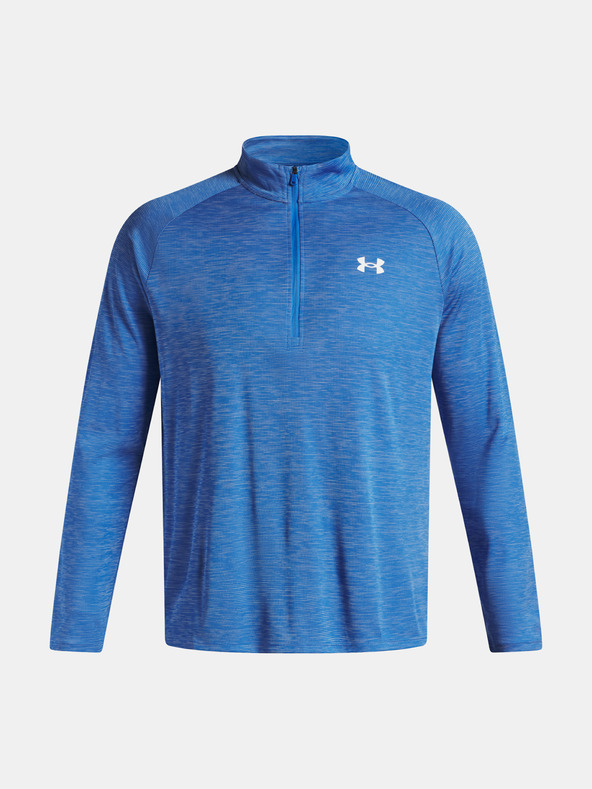Under Armour Мъжка тениска Under Armour UA Tech Textured 1/2 Zip-BLU