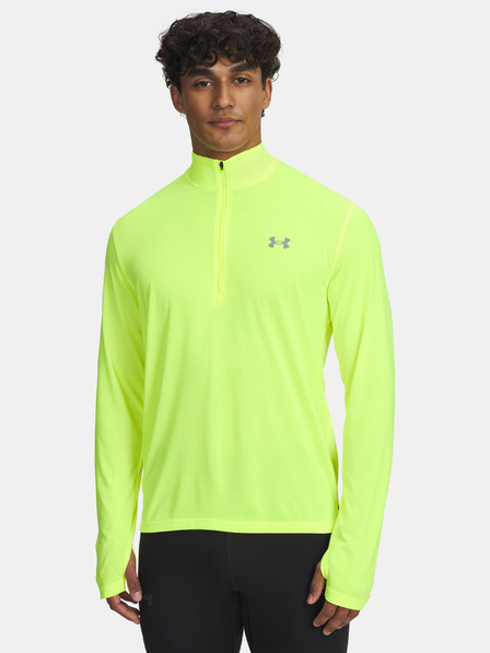 Under Armour Мъжка тениска Under Armour UA LAUNCH 1/4 ZIP-YLW