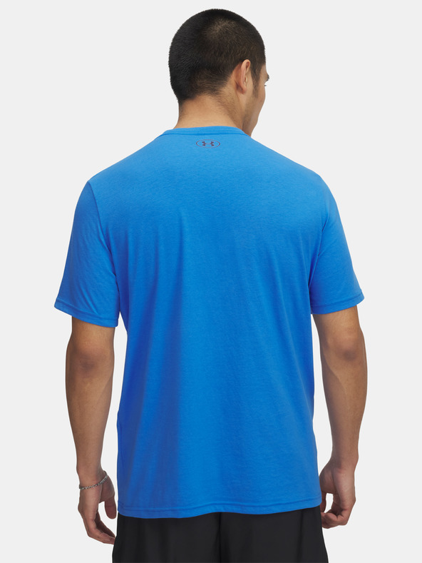 Under Armour Мъжка тениска Under Armour UA COLLEGE CREST LOGO SS-BLU