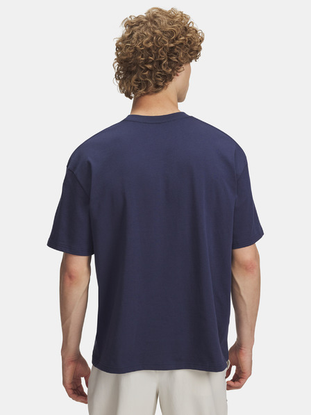 Under Armour Мъжка тениска Under Armour UA HWT WOVEN LABEL SS-BLU