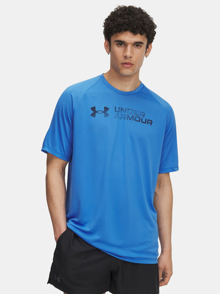 Under Armour Мъжка тениска Under Armour UA Tech Reflective SS-BLU