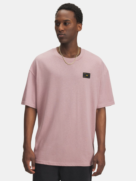 Under Armour Мъжка тениска Under Armour UA HWT WOVEN LABEL SS-PNK