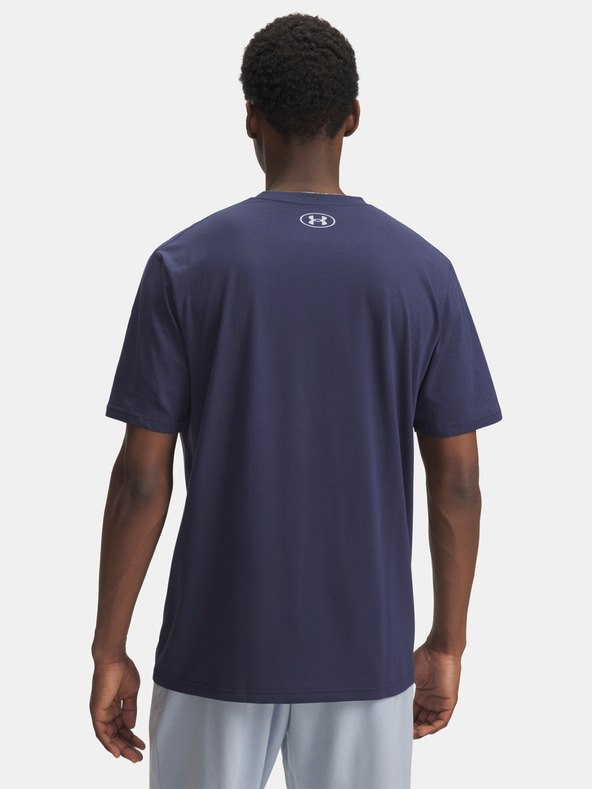 Under Armour Мъжка тениска Under Armour UA ABC CAMO BOXED LOGO SS-BLU