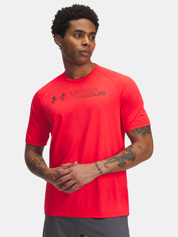 Under Armour Мъжка тениска Under Armour UA Tech Reflective SS-RED
