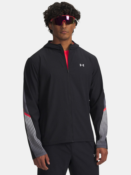 Under Armour Мъжко яке Under Armour UA Velociti Storm Hooded Jkt-BLK