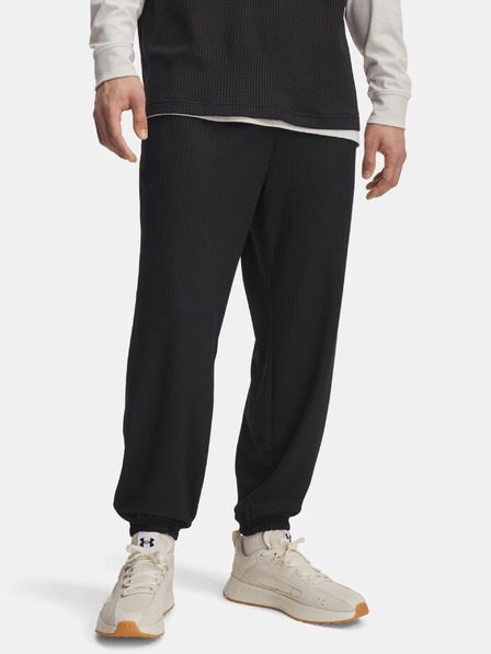 Under Armour Мъжки спортни долнища Under Armour UA Rival Waffle Jogger-BLK