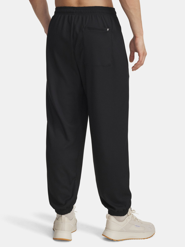 Under Armour Мъжки спортни долнища Under Armour UA Rival Waffle Jogger-BLK