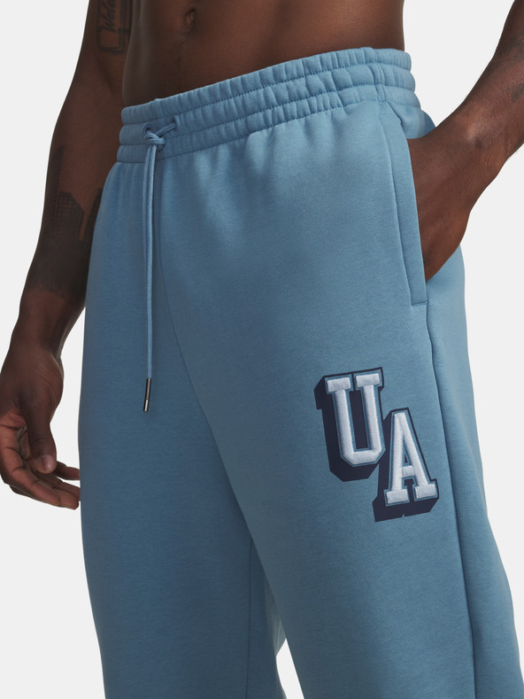 Under Armour Мъжки спортни долнища Under Armour UA Icon Flc Graphic Jgr-BLU
