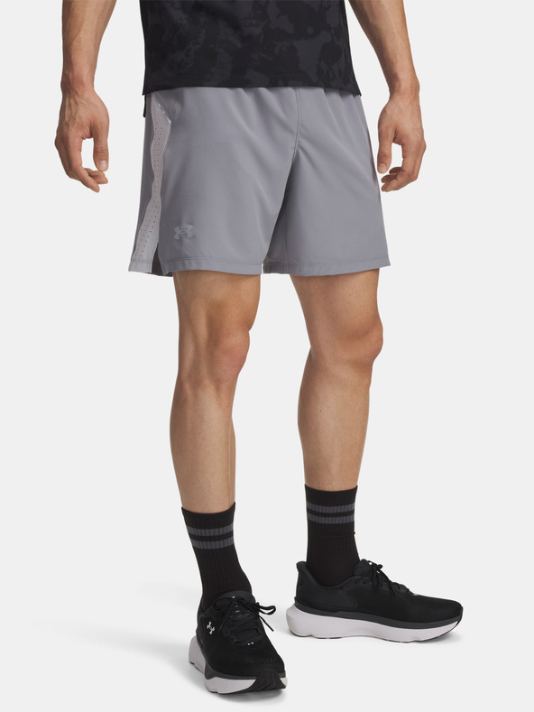 Under Armour Мъжки къси панталони Under Armour UA LAUNCH PRO 7'' SHORTS-GRY