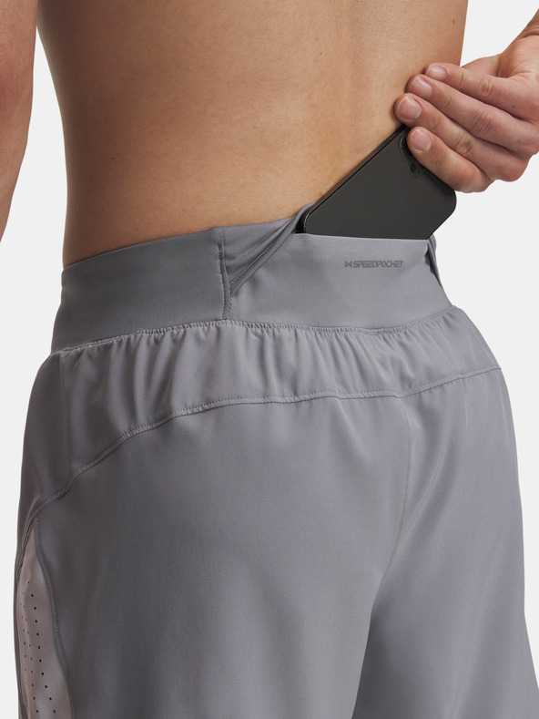 Under Armour Мъжки къси панталони Under Armour UA LAUNCH PRO 7'' SHORTS-GRY