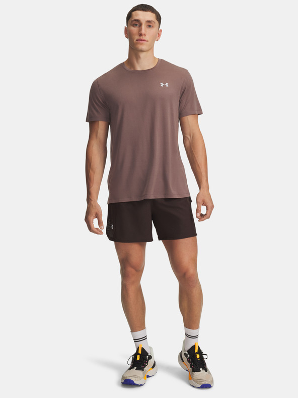 Under Armour Мъжки къси панталони Under Armour UA TRAIL RUN LAUNCH SHORTS-BRN