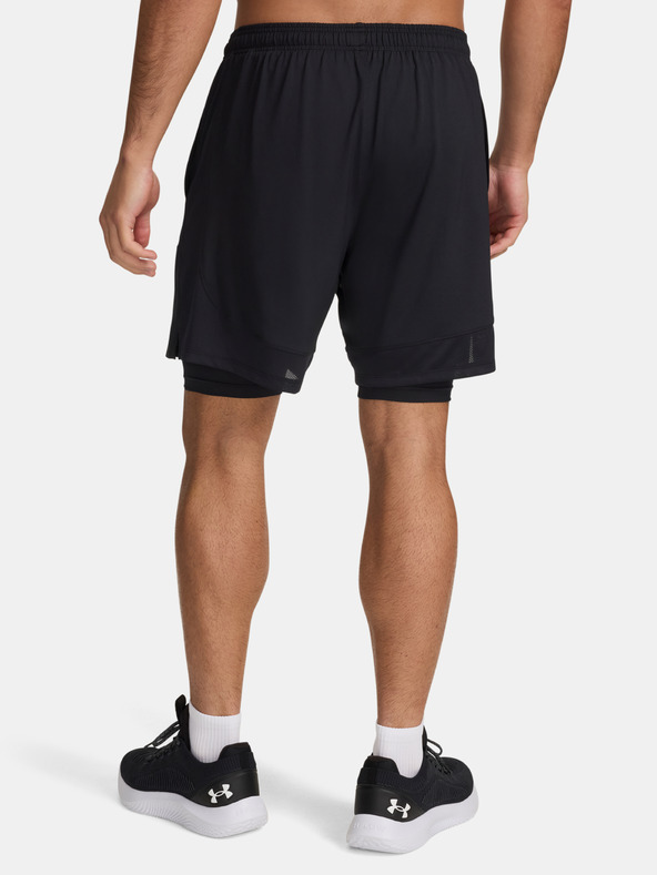 Under Armour Мъжки къси панталони Under Armour UA Tech Vent 2in1 Short-BLK