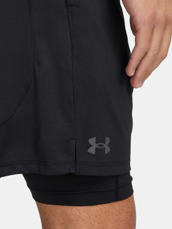 Under Armour Мъжки къси панталони Under Armour UA Tech Vent 2in1 Short-BLK