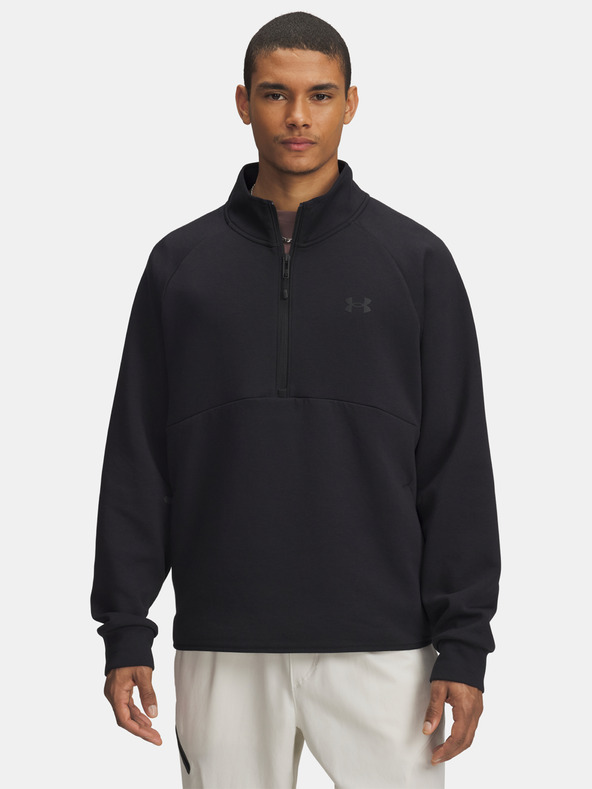 Under Armour Мъжки суитшърт Under Armour UA Unstoppable Flc Half Zip-BLK