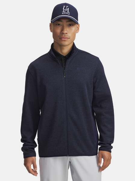 Under Armour Мъжки суитшърт Under Armour UA Drive Sweaterfleece FZ-BLU