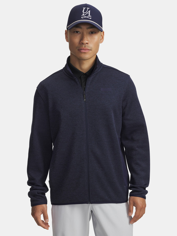 Under Armour Мъжки суитшърт Under Armour UA Drive Sweaterfleece FZ-BLU
