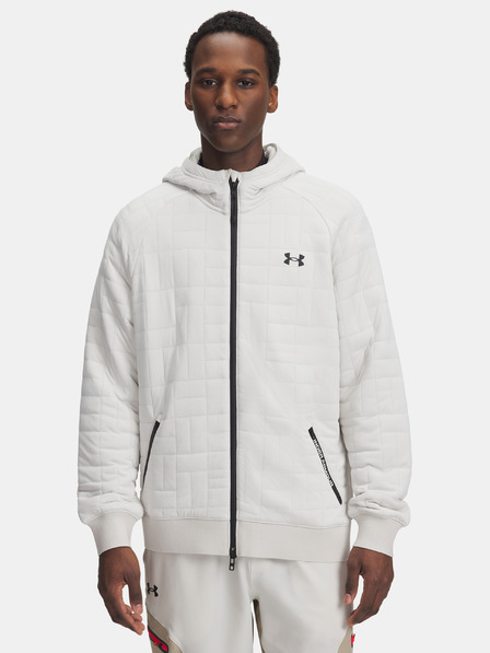 Under Armour Мъжки суитшърт Under Armour UA Unstoppable Flc Txtr FZ-WHT