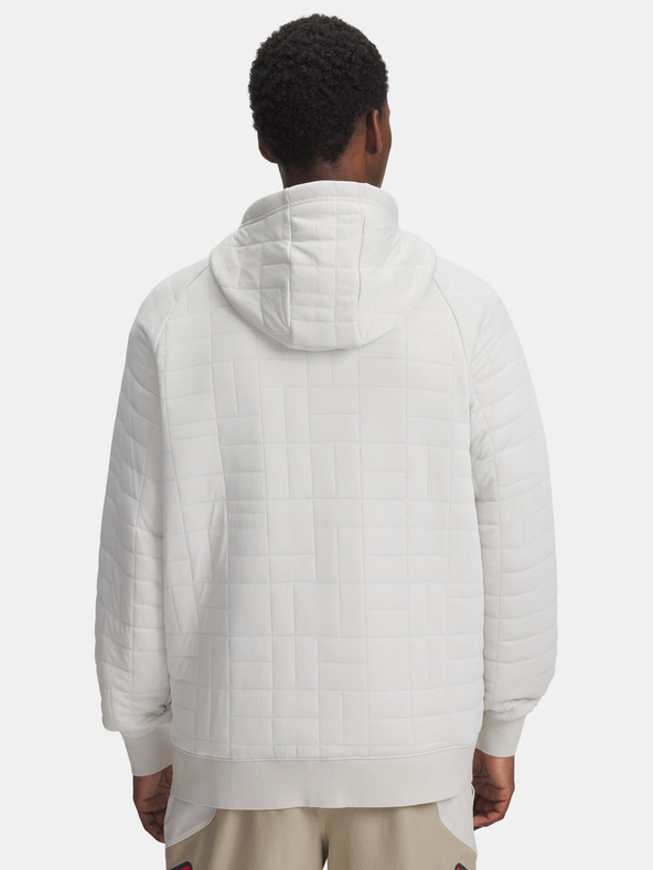 Under Armour Мъжки суитшърт Under Armour UA Unstoppable Flc Txtr FZ-WHT