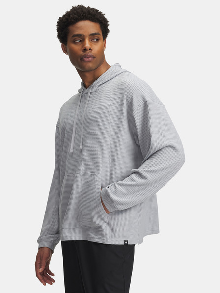 Under Armour Мъжки суитшърт Under Armour UA Rival Waffle Hoodie-GRY