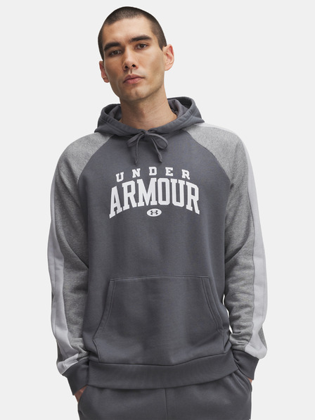 Under Armour Мъжки суитшърт Under Armour UA Rival Flc CB Hood-GRY