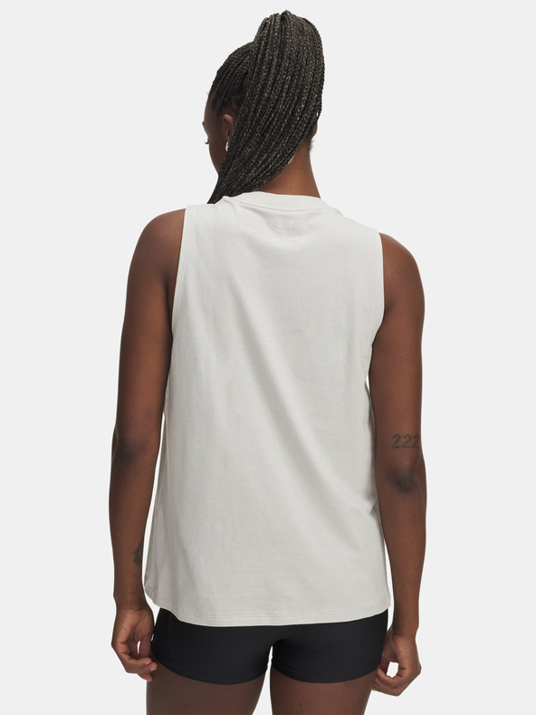 Under Armour Дамски потник Under Armour UA Varsity Tank-WHT