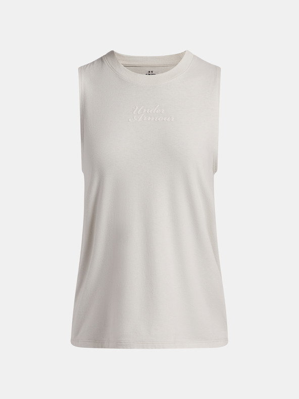 Under Armour Дамски потник Under Armour UA Varsity Tank-WHT