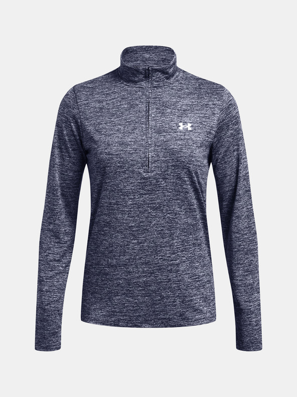 Under Armour Дамска тениска Under Armour Tech 1/2 Zip- Twist-BLU