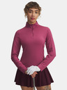 Under Armour Дамска тениска Under Armour UA Drive 1/4 Zip-RED