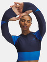 Under Armour Дамска тениска Under Armour UA HG Rib 1/4 Zip-BLU