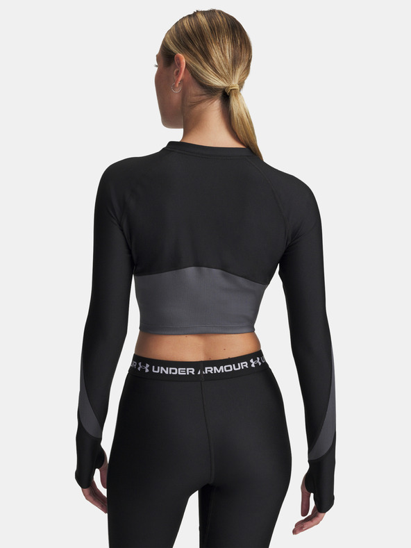 Under Armour Дамска тениска Under Armour UA HG Rib 1/4 Zip-BLK