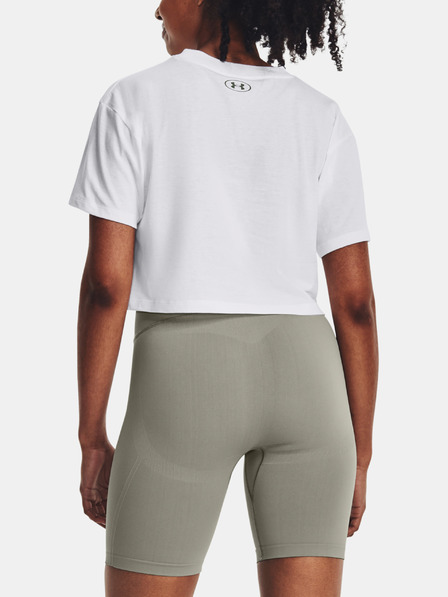 Under Armour Дамска тениска Under Armour UA COLLEGIATE CREST CROP SS