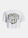 Under Armour Дамска тениска Under Armour UA COLLEGIATE CREST CROP SS