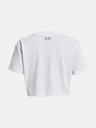 Under Armour Дамска тениска Under Armour UA COLLEGIATE CREST CROP SS