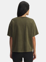 Under Armour Дамска тениска Under Armour UA HWT Boxy Wash SS-GRN