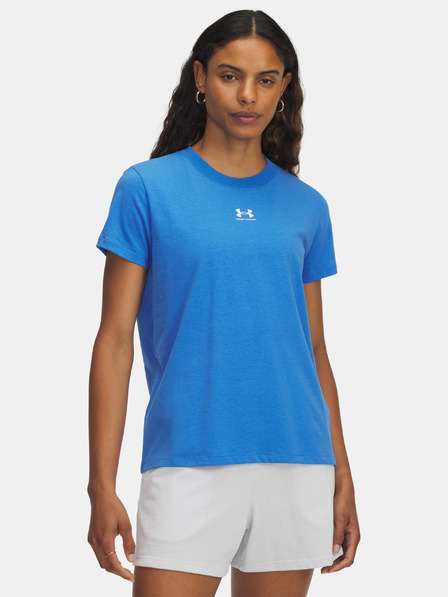 Under Armour Дамска тениска Under Armour UA Rival Core SS-BLU